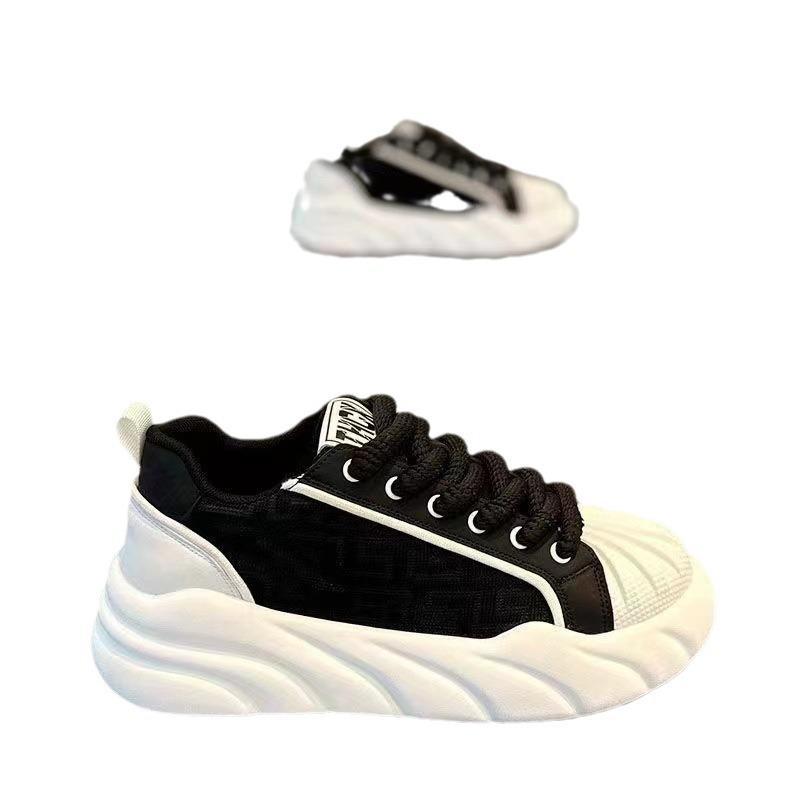 Board shoes men's spring new breathable sports casual shoes youth platform versatile little white men's shoes