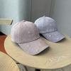 Retro Pure Cotton Washed Embroidery Small Flower Soft Top Cap Children Travel Street Shot Show Face Small Sweet Cap