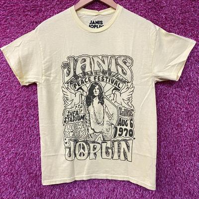 T-Shirt Janis Joplin Festival della Pace Shea Stadium '70