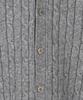 Nodu Cable Saddle Crop Cardigan [Gray]