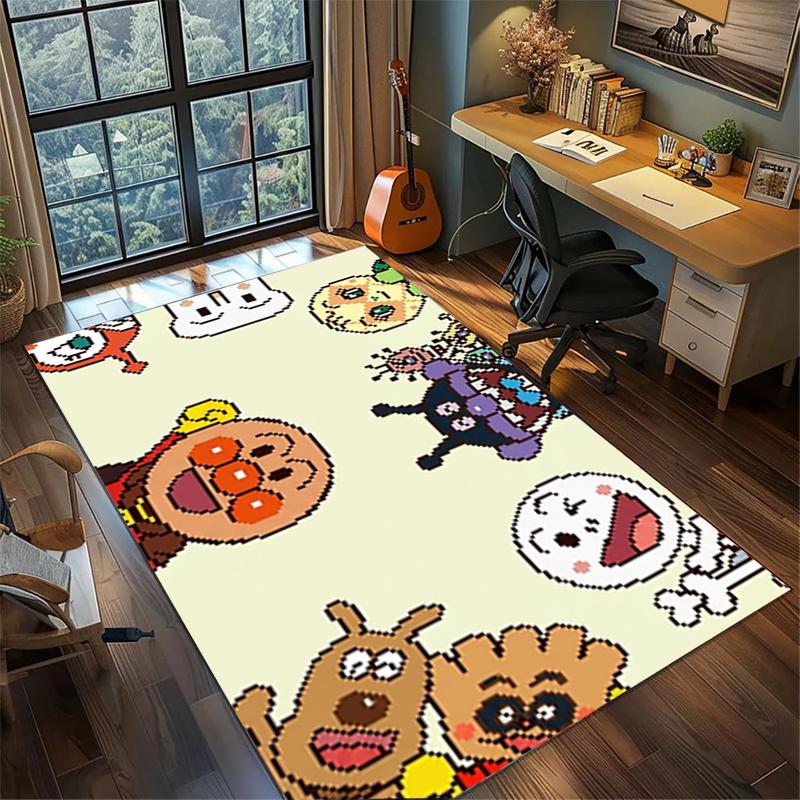 Waschbare rutschfeste Fußmatte Brot Superman Teppich für große Flächen Heim Schlafzimmer Gamer Zimmer Dekor