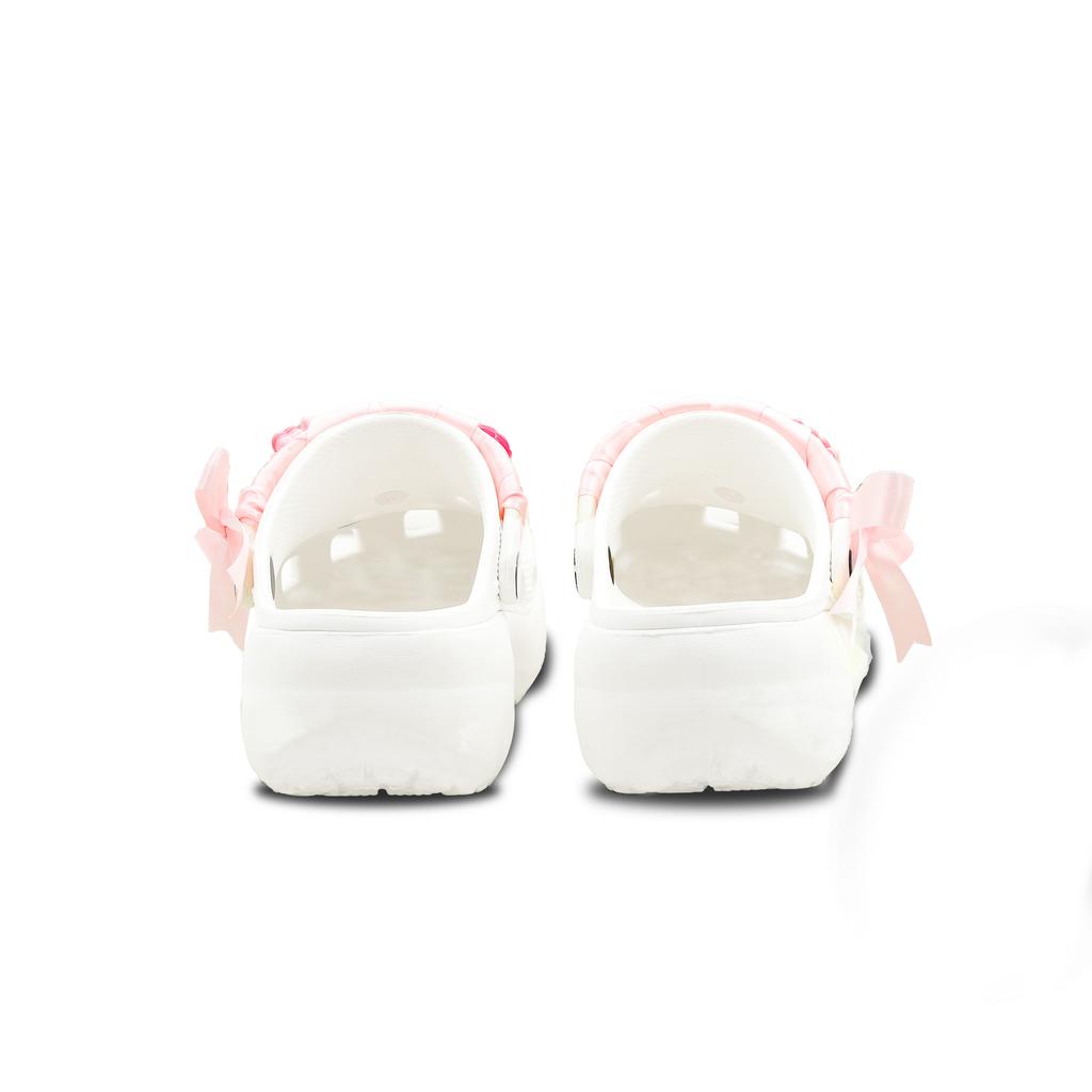 Crocs Classic clog Meow Meow Puffs EVA Cute Cartoon Preppy Hole Shoes Women's Pink
