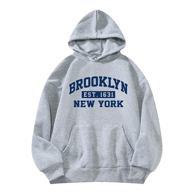 

BROOKLYN Чоловічі повсякденні худі Весна Осінь Пуловери Мода Різні кольори Толстовки Топ 3XL
