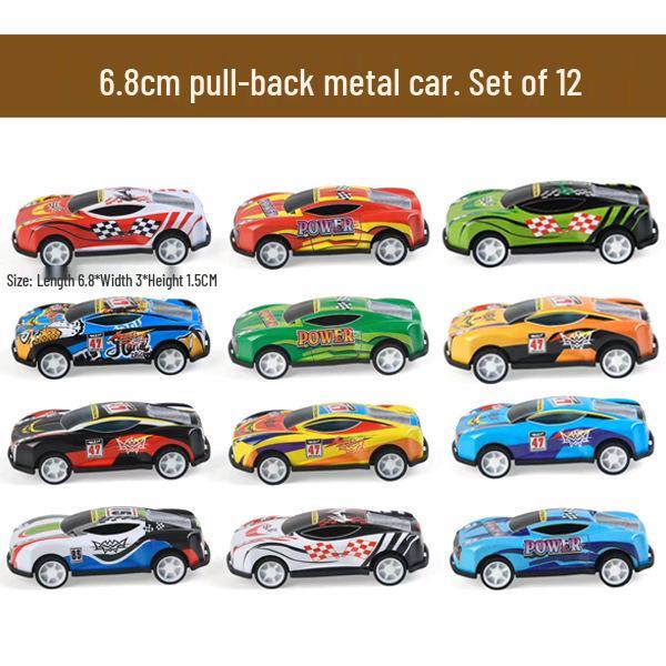 Children's Alloy Pull-Back Tin Car Model Toys