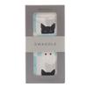 Newcastle Classics Bamboo Muslin Swaddle Japanese Soft and Fluffy Blanket for 120x120cm 0 Months and [Official Product] Newborns, Peek-A-Boo Cats, (x