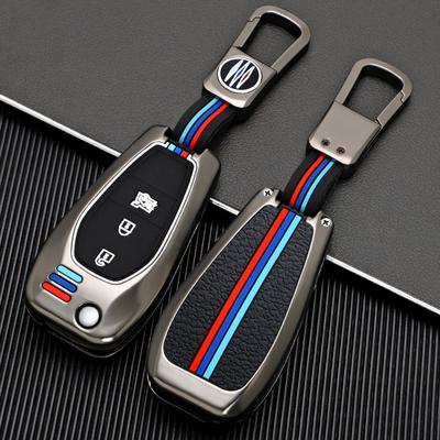 Metal Car Key Fob Full Cover Case Bag Shell Skin Key Chain Holder for Chevrolet Cruze Spark Sonic Camaro Volt Bolt Malibu Trax