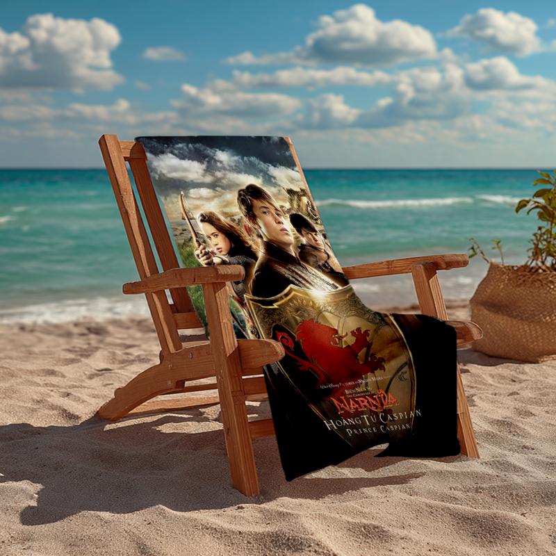 Ultra-Soft Beach Towel with The Chronicles of Narnia Theme,Ideal for Pool - Camping, Diving - Perfect Travel Essential, Vibrant Beach Towel.