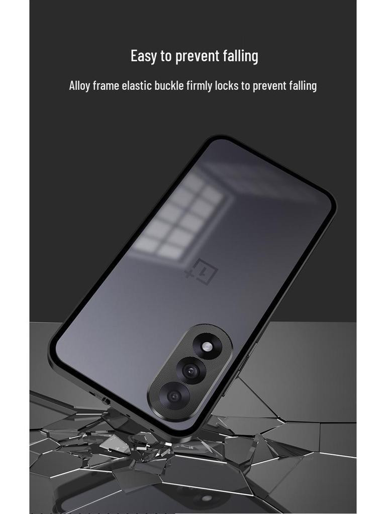 Grenzübergreifend kompatible OnePlus Nord CE 5 Pop-Up Handyhülle und Nord 5 Racing Edition Metall-Schutzrückwand