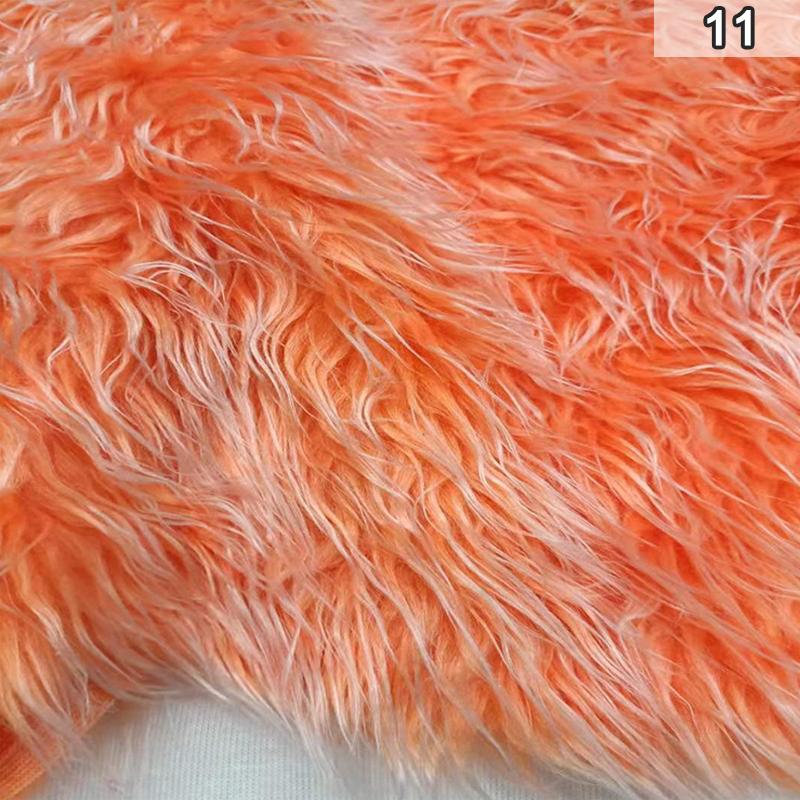 Umělá měkká plyšová látka Dlouhá látka z umělé kožešiny na šití oděvů Látky na pozadí šperků Cosplay látka Hračka pro panenky DIY řemesla
