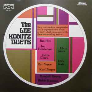 

LP Record LEE KONITZ - Duets SMJX10058 MILESTONE Japan Jazz