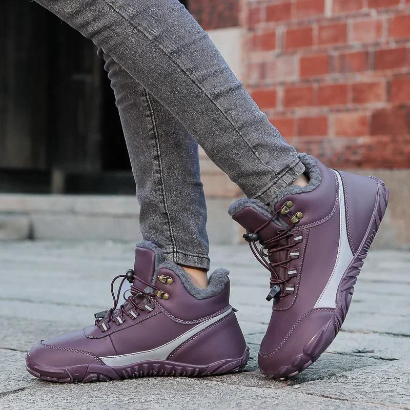 Pánské boty 2024 Nové Zimní Pantofle Teplé Pánské Boty Vodotěsné Protiskluzové Plyšové tenisky Pánské tenisky Boty Pánské tenisky Zima