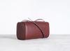 Genuine Leather Cylinder Pen Holder & Shoulder Bag, Women's 2026 Niche Style, First Layer Cowhide, Cross-Body, Commuter Essential.