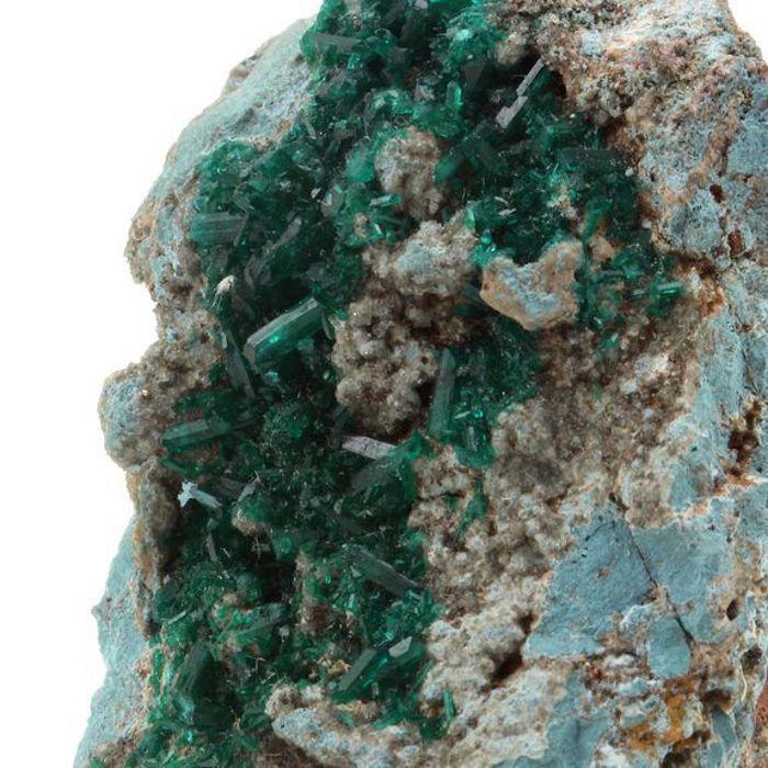 Pierres et Minéraux. Dioptase. 250.0 ct. Altyn-Tyube, Karaganda, Kazakhstan.