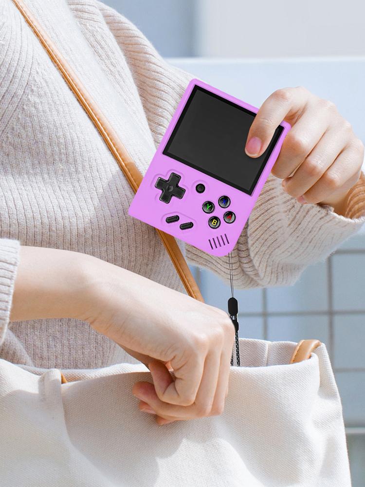 Silicone Protective Cover Shockproof Gaming Console Sleeve Skin Anti-Scratch Anti-Slip for MIYOO MINI Plus Handheld Game Console