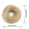 Synthetic Messy Dount Hair Buns Updo Chignon With Elastic Hair Exension for Women Daily Lazy Hair Accessories