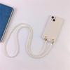 Pearl Chain Crossbody Phone Case for iPhone 11, 13, 15 Pro Max & 17 - Soft Protective Cover