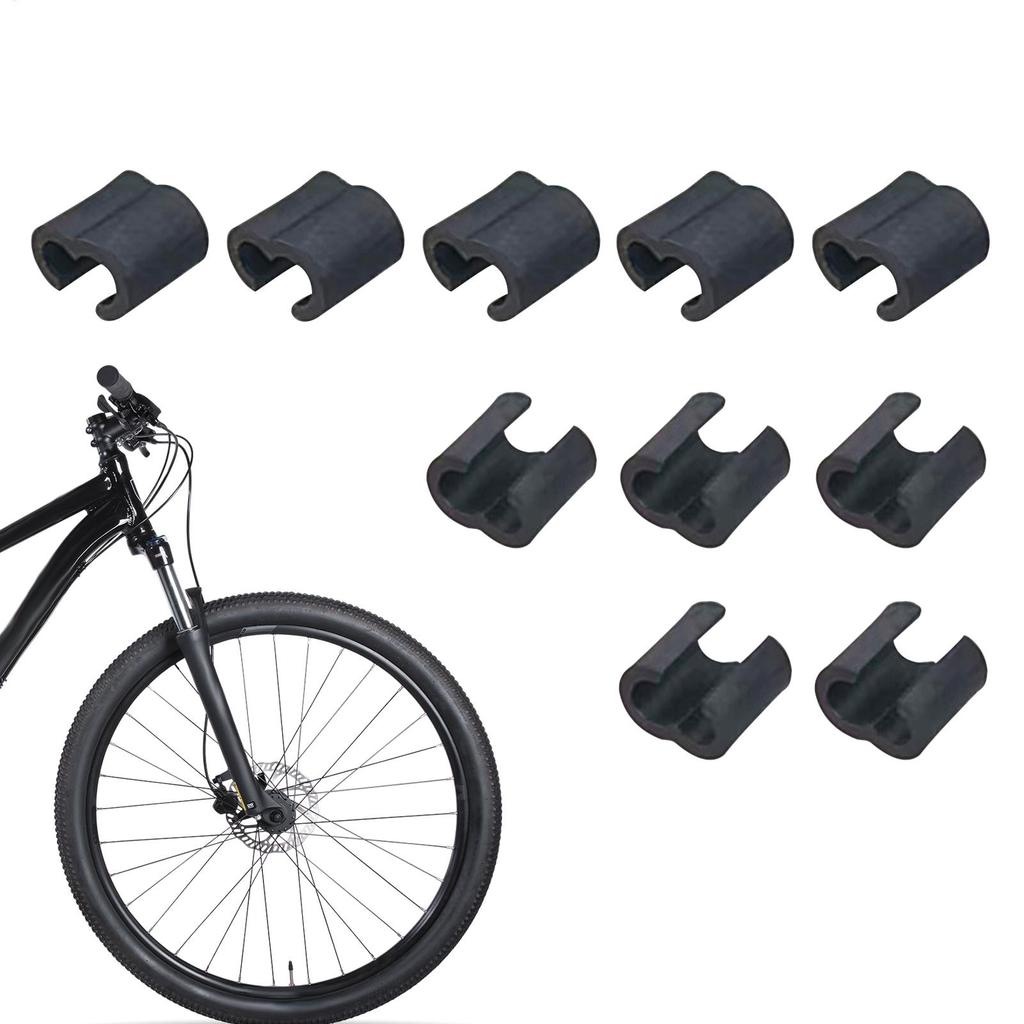 Cycle Cable Clips 10X Housing Hose Guide Clamps Housing Guide Retaining Buckle for Outdoor Road Mountain Riding
