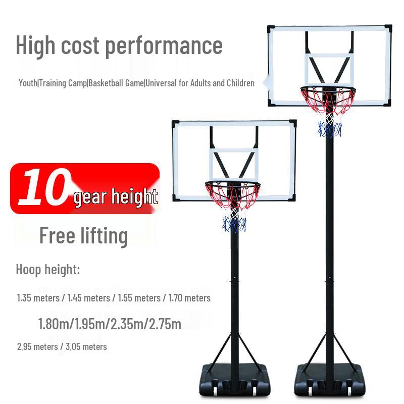 BinXun Adjustable Portable Basketball Hoop