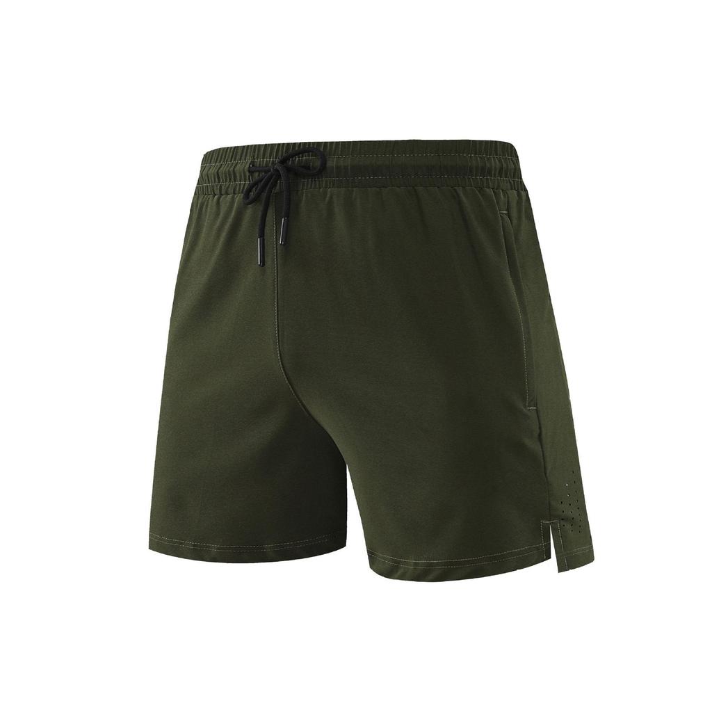 Men's Quick-Dry Mesh Running Shorts, 3/4 Length, Stretch & Breathable for Marathon Fitness