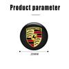 4PCS Car Door Lock Eye Stickers Protect Against Dirt Stickers For Porsche 911 Cayenne Carrera-GT 928 Panamera Boxster Macan 918