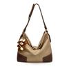 arge capacity fashion bag women's new casual splicing contrasting color shoulder underarm bag versatile messenger bag