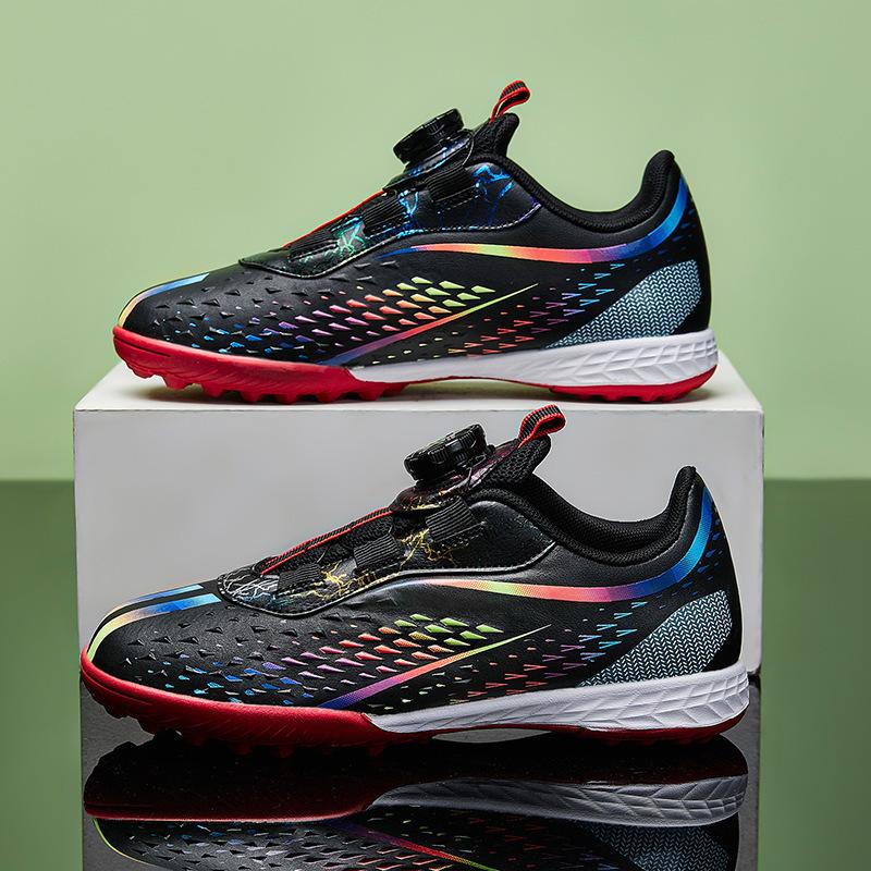 Swivel Buckle Soccer Shoes Broken Nails Children Boys Girls Older Children Students Games Training Sports Shoes