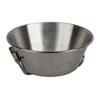 Camping Stainless Steel Folding Bowl, Collapsible Multi-Use for Outdoor Picnic BBQ 300ml