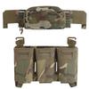 Tactical 2Nd Layer Admin Pouch with Multi-caliber Triple Mag Pouch for M4 5.56 PCC 9mm Pouches Aifsoft Plate Carrier Front Bag