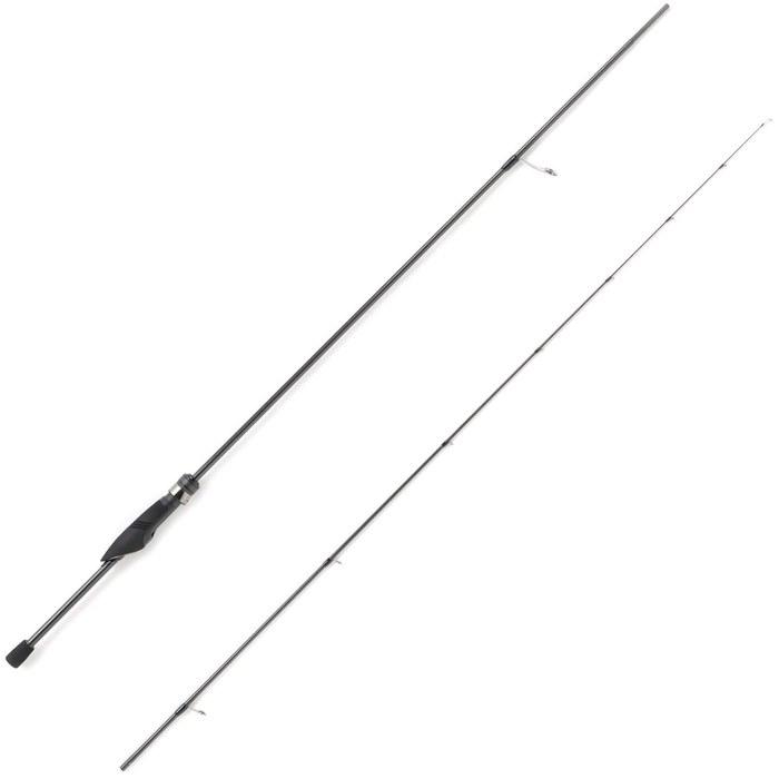 AbuGarcia SaltyStageProtoType Ajing XAJS-642ULSS Spinning Rod, Black, 6.4ULSS