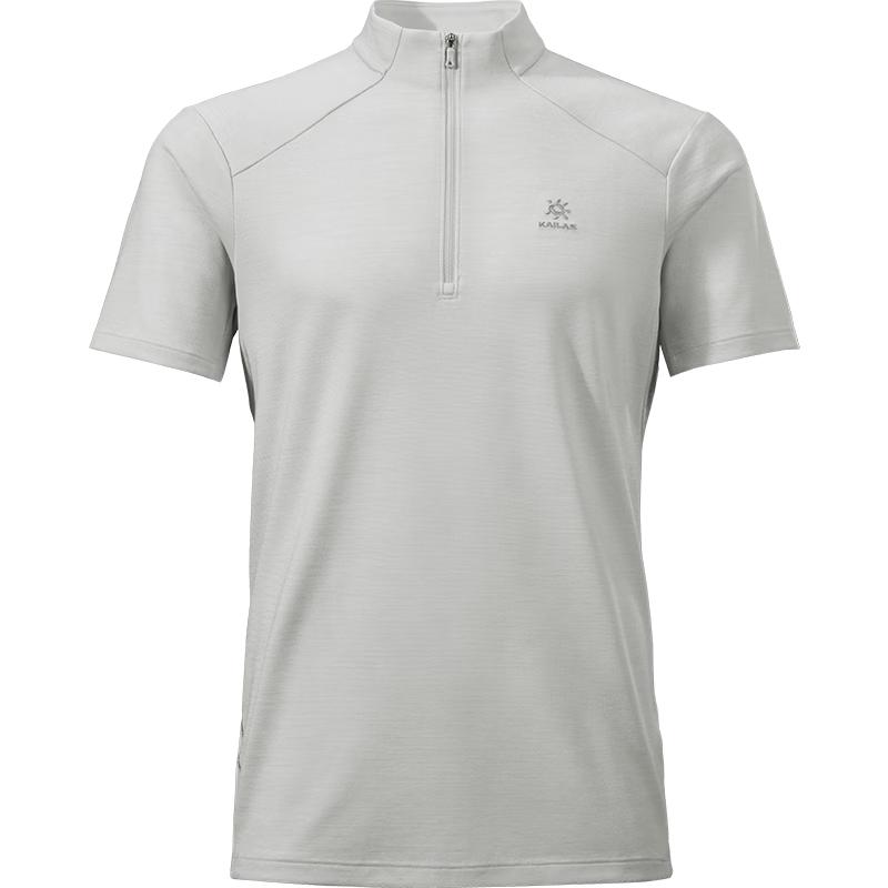 KAILAS Men s Half-Zip Quick-Dry Wool Blend Hiking T-Shirt M