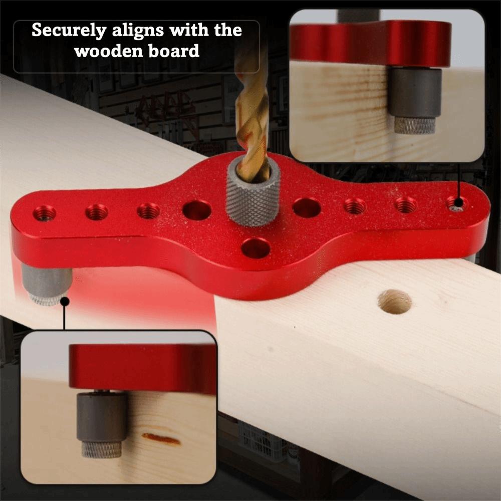 6/8/10mm Size Vertical Hole Jig High Precision Drilling Locator  Wood Dowelling