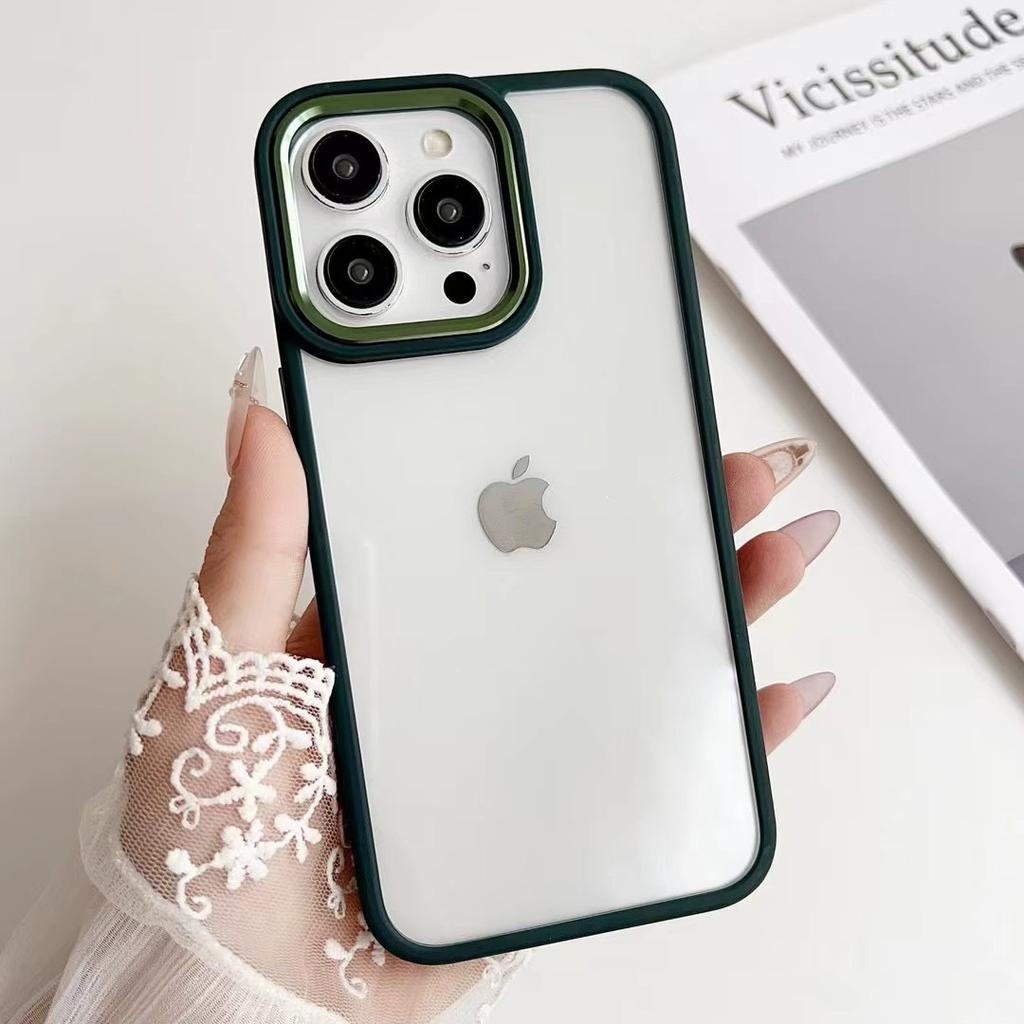 Applicabile A Custodia Per Telefono IPhone16 15/14pro Sensazione Pelle Metallo Lente Apple 13 Full-inclusive 12 Guscio Duro Custodia Protettiva
