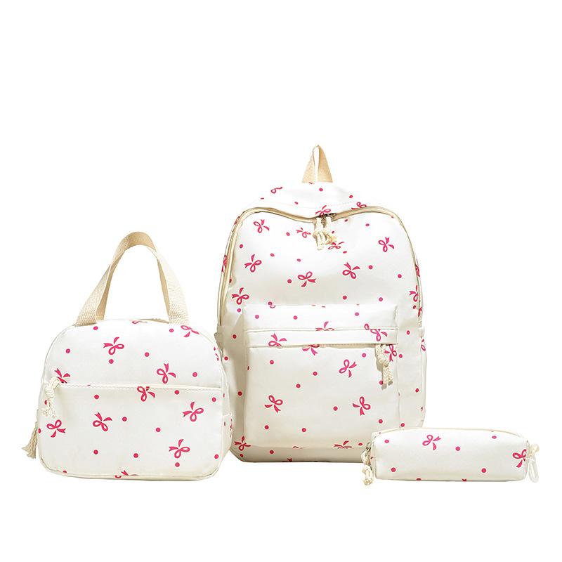 New Versatile 3-Piece Backpack Set for College Students – Large Capacity, Fashionable, Casual Travel Shoulder Bag