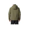 adidas Série Estilo de Vida Esportivo Design Listrado com Capuz Jaqueta de Algodão Confortável e Fashion Masculina Jaqueta Verde-Militar IV9230