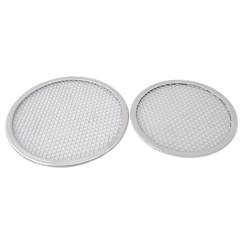 Seamless Round Pizza Screen - Aluminum Mesh Baking Pan For Oven, Restaurant & Home