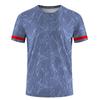 Einfache Mode Sport T-Shirts für Herren Sommer Outdoor Kurzarm Bedruckte T-Shirts Lässig Locker Laufen Fitness T-Shirts Oberteile