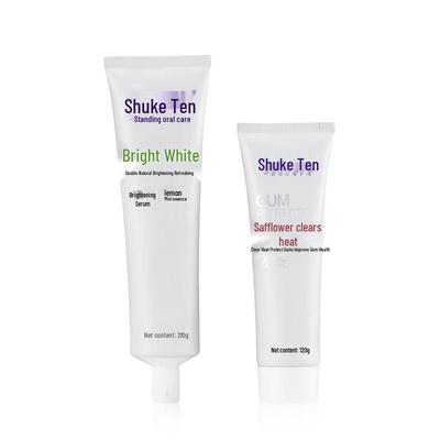 Shuke Zahncreme-Kombination für weißere Zähne und Zahnfleischschutz