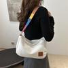 Vintage Large Capacity Canvas Tote Bag For Women Stylish Shoulder Crossbody For Students