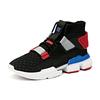 Anta Non-Slip Durable Mid-Top Running Shoes Men Sneakers Black Red Blue 91938801-2