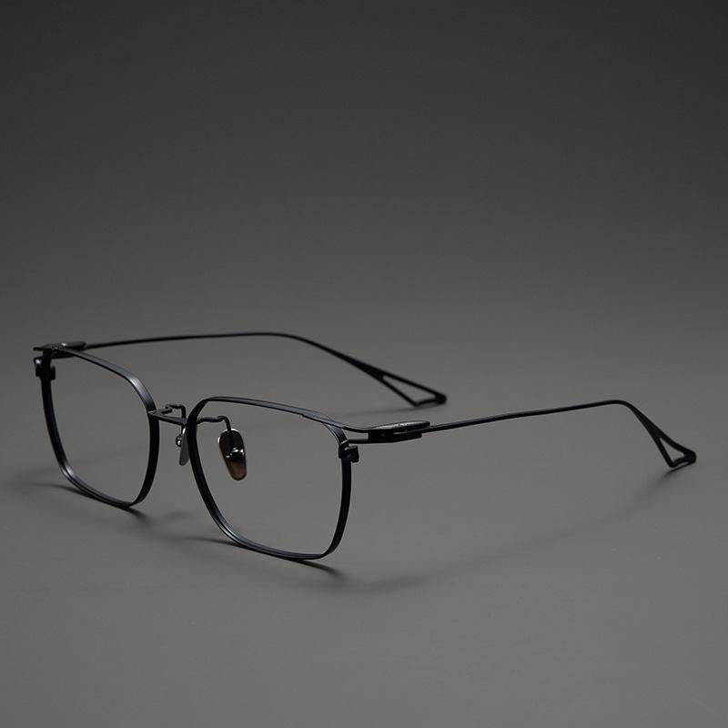 

Japanese Blade Design Replicas ACT Series Luxury Pure Titanium 9.9g Lightweight Glasses Frames Man Elite Temperament Eyeglass No Lens чорний