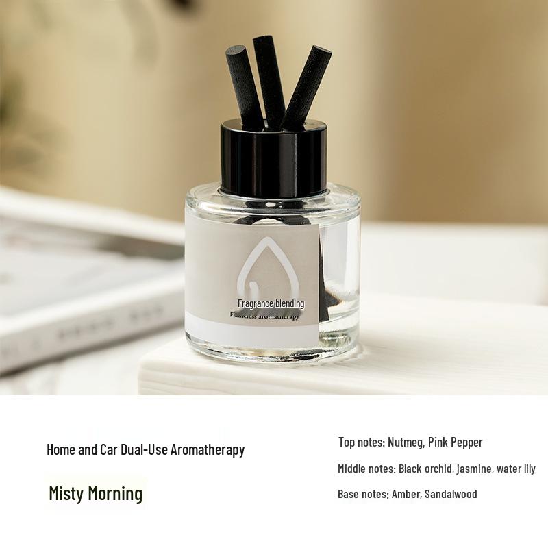 Niche Aromatherapy Car Freshener: High-End Interior Ornament with Long-Lasting Light Fragrance and Odor Removal.