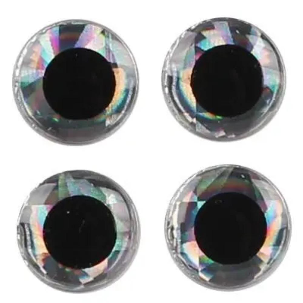 

100 шт./лот Рыболовная приманка 3D глаза Диаметр 3 мм-10 мм Симуляция Нахлыстовая приманка Минноу Крэнкбейт Искусственный DIY Глаз рыболовные снасти 10mm