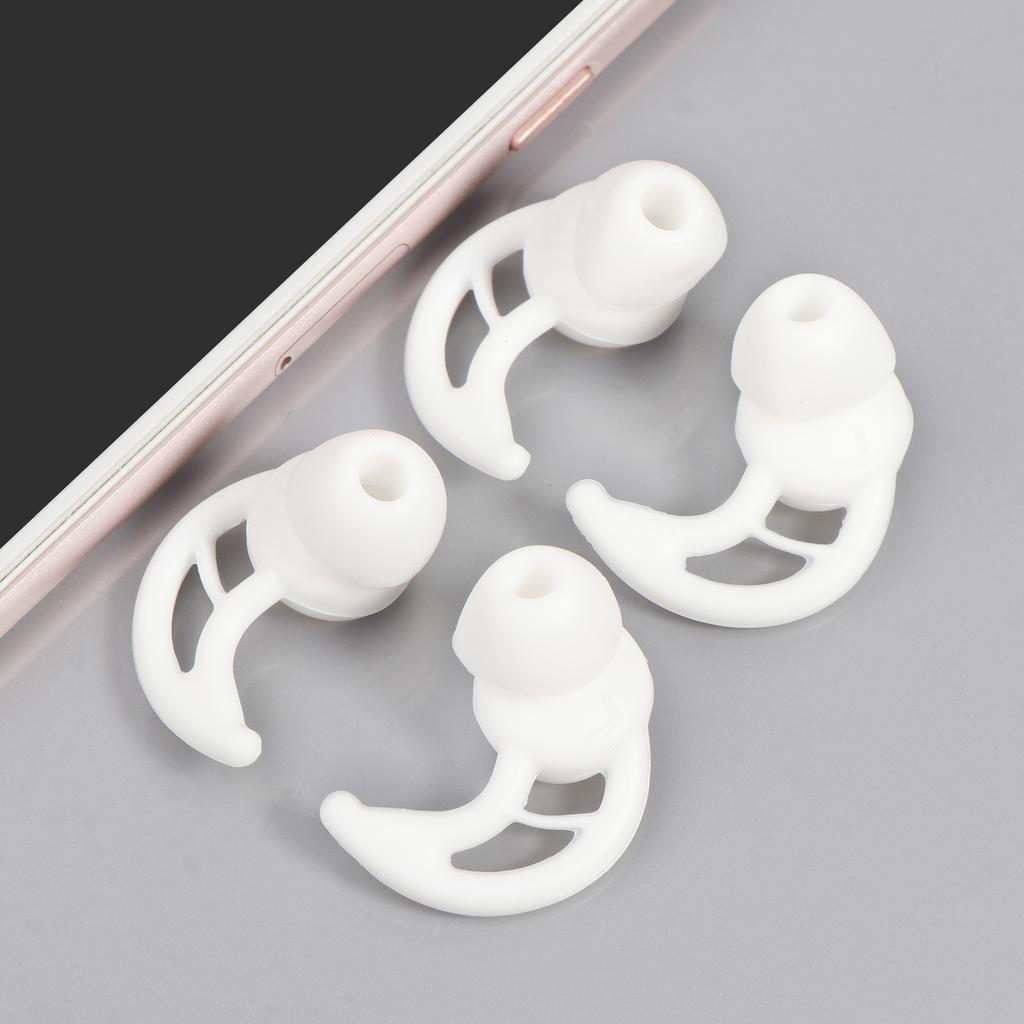 2 Pares Almohadillas de Silicona Suave para Auriculares Puntas para Auriculares Silicona -Funda Gancho para Oreja Auriculares In-Ear Accesorios para Auriculares Puntas para los Oídos