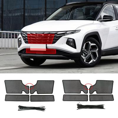 For Hyundai Tucson  UP Front Grills Insect Net Radiator Condenser Protective Cover Anti Debris Sand Stainless Steel