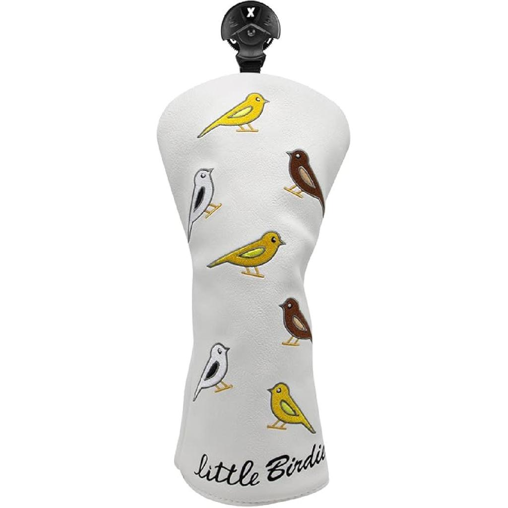 Golf Club Headcover Golf Birdie Birds Driver Fairway Wood Hybrid Wood Head Cover Golf Mallet Blade Putter Cover 3pcs 1pc for Golf Wood Club Head,