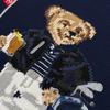 Men's Little Bear Embroidery Cotton Sweater - Autumn/Winter Collection