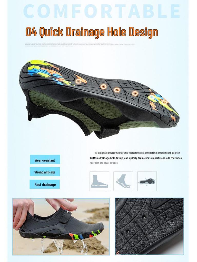 Unisex Sneldrogende Buitenschoenen met Vijf Tenen voor Vissen, Zwemmen, Trekking en Strandfitness