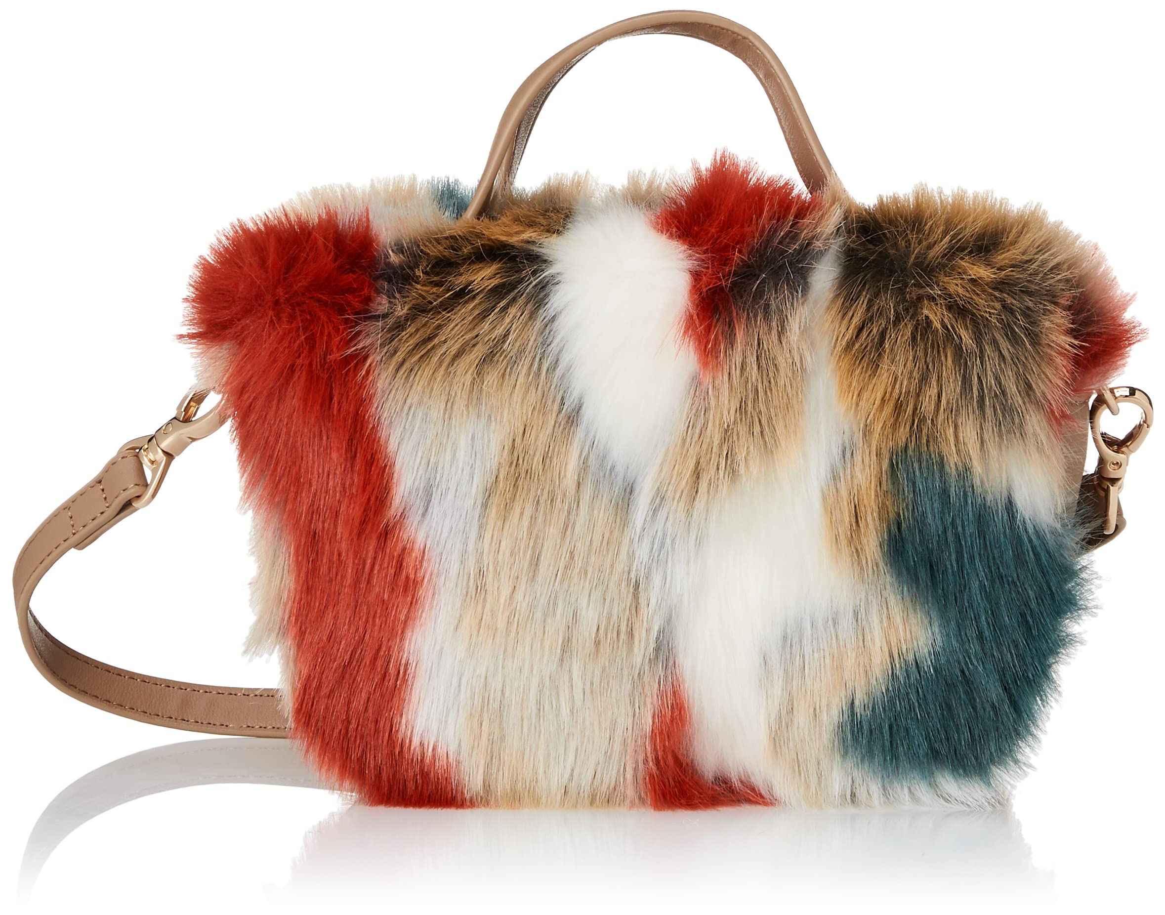 Сумка через плечо Antiform Design ECO FUR, Женская, Красная