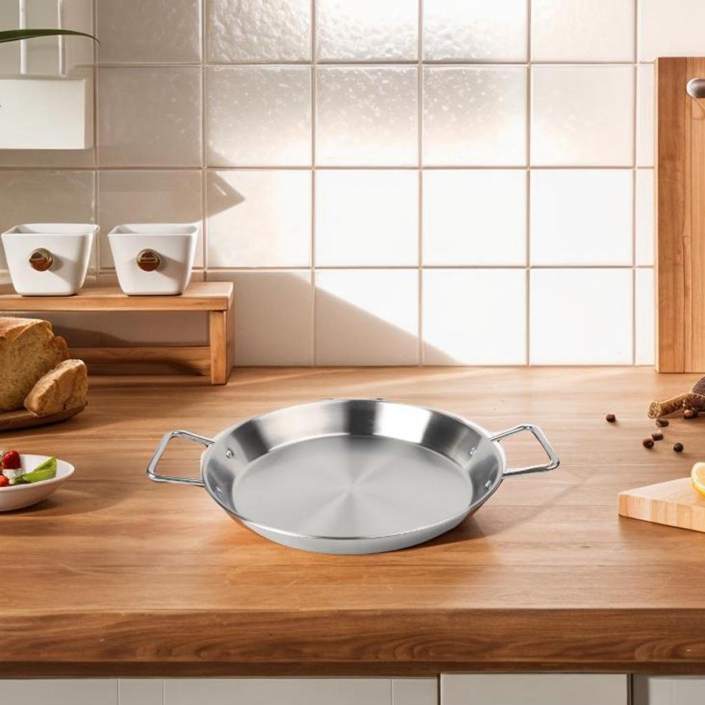 Easy To Clean Paella Cooking Pot Stainless Steel Pot