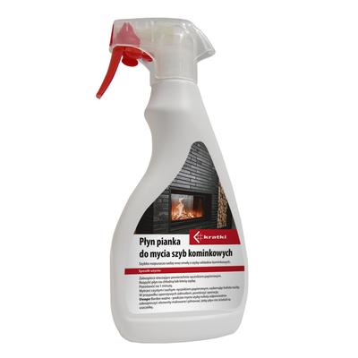 Liquid (foam) for Fireplace Glass